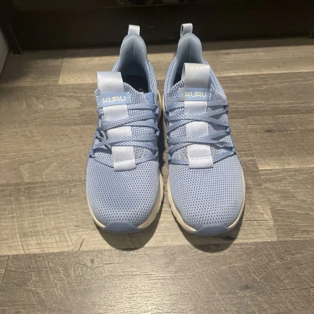 KURU FLEX Slip-On Women's Shoes Size 8 Medium Blue Fog Sand Orthopedic Sneaker